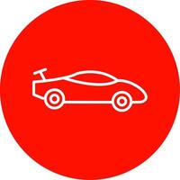 Car Multi Color Circle Icon vector