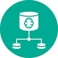 Network Multi Color Circle Icon vector