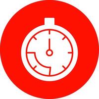 Stopwatch Multi Color Circle Icon vector