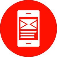 Email Multi Color Circle Icon vector