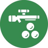 Paintball Multi Color Circle Icon vector