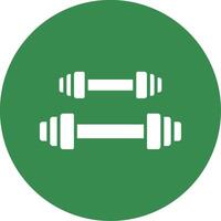 Weightlifting Multi Color Circle Icon vector