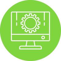 Development Multi Color Circle Icon vector