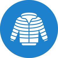 Jacket Multi Color Circle Icon vector