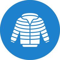 Jacket Multi Color Circle Icon vector