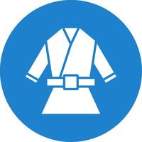 Kimono Multi Color Circle Icon vector