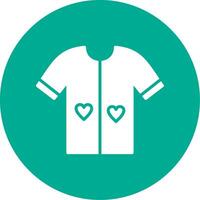 Shirt Multi Color Circle Icon vector