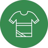 Shirt Multi Color Circle Icon vector