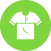 Shirt Multi Color Circle Icon vector