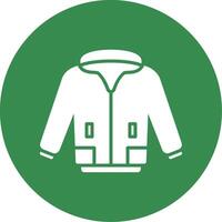 Jacket Multi Color Circle Icon vector