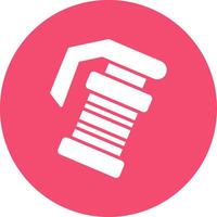 Grenade Multi Color Circle Icon vector