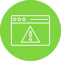 Access Denied Multi Color Circle Icon vector