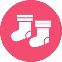 Socks Multi Color Circle Icon vector