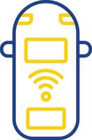 Car Line Two Colour Icon Design vector