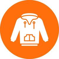 Hoodie Multi Color Circle Icon vector
