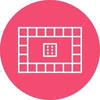 Board Games Multi Color Circle Icon vector