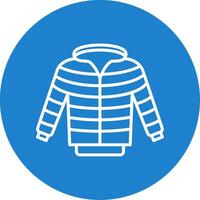 Jacket Multi Color Circle Icon vector