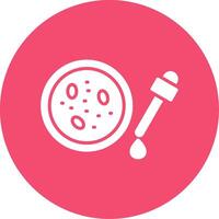 Petri Dish Multi Color Circle Icon vector