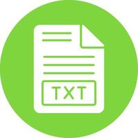 Text File Multi Color Circle Icon vector