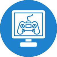 Gaming Multi Color Circle Icon vector
