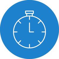 Timer Multi Color Circle Icon vector