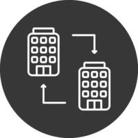 B2b Line Inverted Icon Design vector