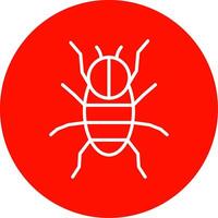 Spider Multi Color Circle Icon vector