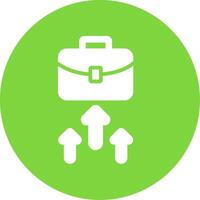 Business Multi Color Circle Icon vector