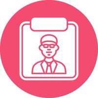 Photo Multi Color Circle Icon vector