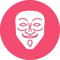 Mask Multi Color Circle Icon vector