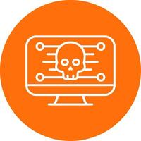 Computer Multi Color Circle Icon vector
