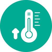 Thermometer Multi Color Circle Icon vector