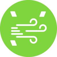 Windy Multi Color Circle Icon vector