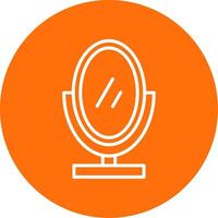 Mirror Multi Color Circle Icon vector