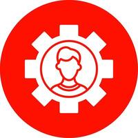 Coal Mining Multi Color Circle Icon vector