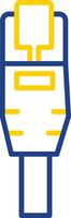 Ethernet Line Two Colour Icon Design vector