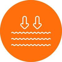 Arrows Multi Color Circle Icon vector