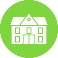 School Multi Color Circle Icon vector
