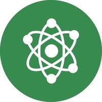 Physics Multi Color Circle Icon vector