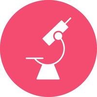 Microscope Multi Color Circle Icon vector