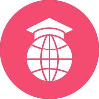 Study Abroad Multi Color Circle Icon vector