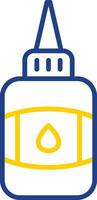 Glue Line Two Colour Icon Design vector