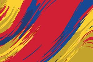 energético resumen Arte en Colombia bandera colores rojo, amarillo, azul vector