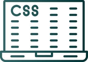 Data Encryption Line Gradient Icon vector