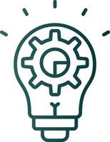 Innovation Line Gradient Icon vector