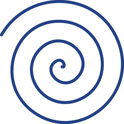Spin Drum Line Two Colour Icon Design