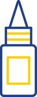 Bottle Line Two Colour Icon Design vector