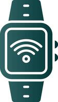 Wi-fi Glyph Gradient Icon vector