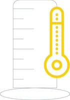 Flask Line Two Colour Icon Design vector