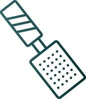 Grater Line Gradient Icon vector